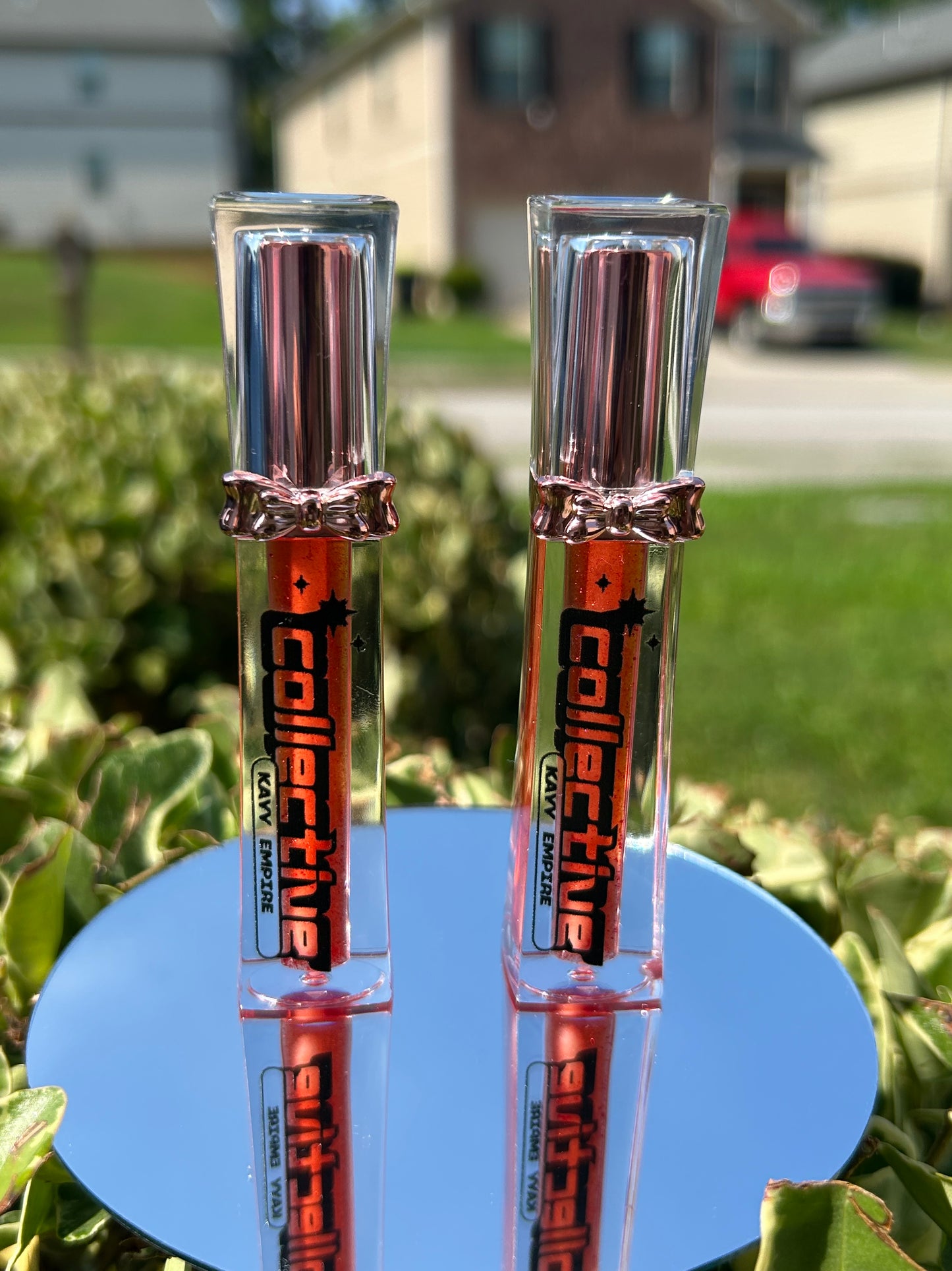 Raspberry lip gloss