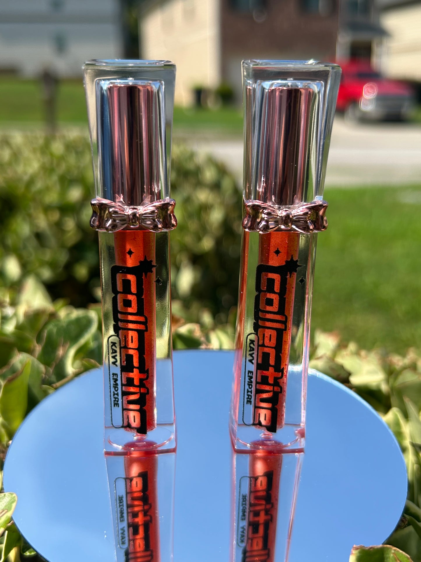 Raspberry lip gloss